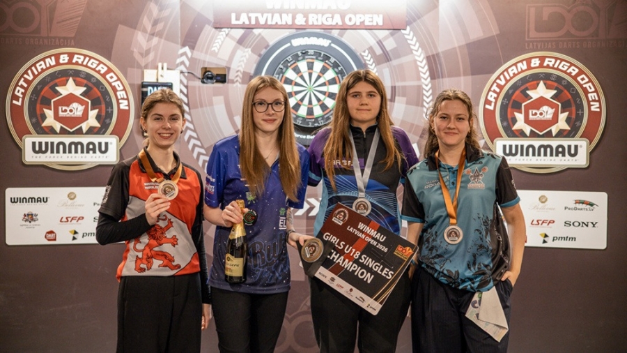 Latvia Open Latvijai 4 godalgas jaunākajās grupās, pieaugušajos Rogai ceturtdaļfināls