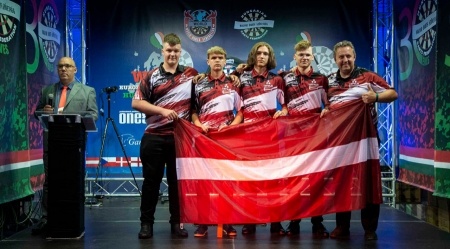 Latvijas U18 šautriņu metēju izlase pirmo reizi vēsturē piedalās Eiropas kausa meistarsacīkstēs